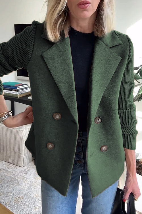 Lenora™ | Blazer Chic en Tricot à Manches