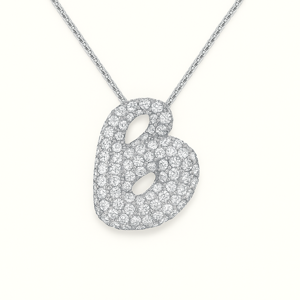 Collier initiales dorées