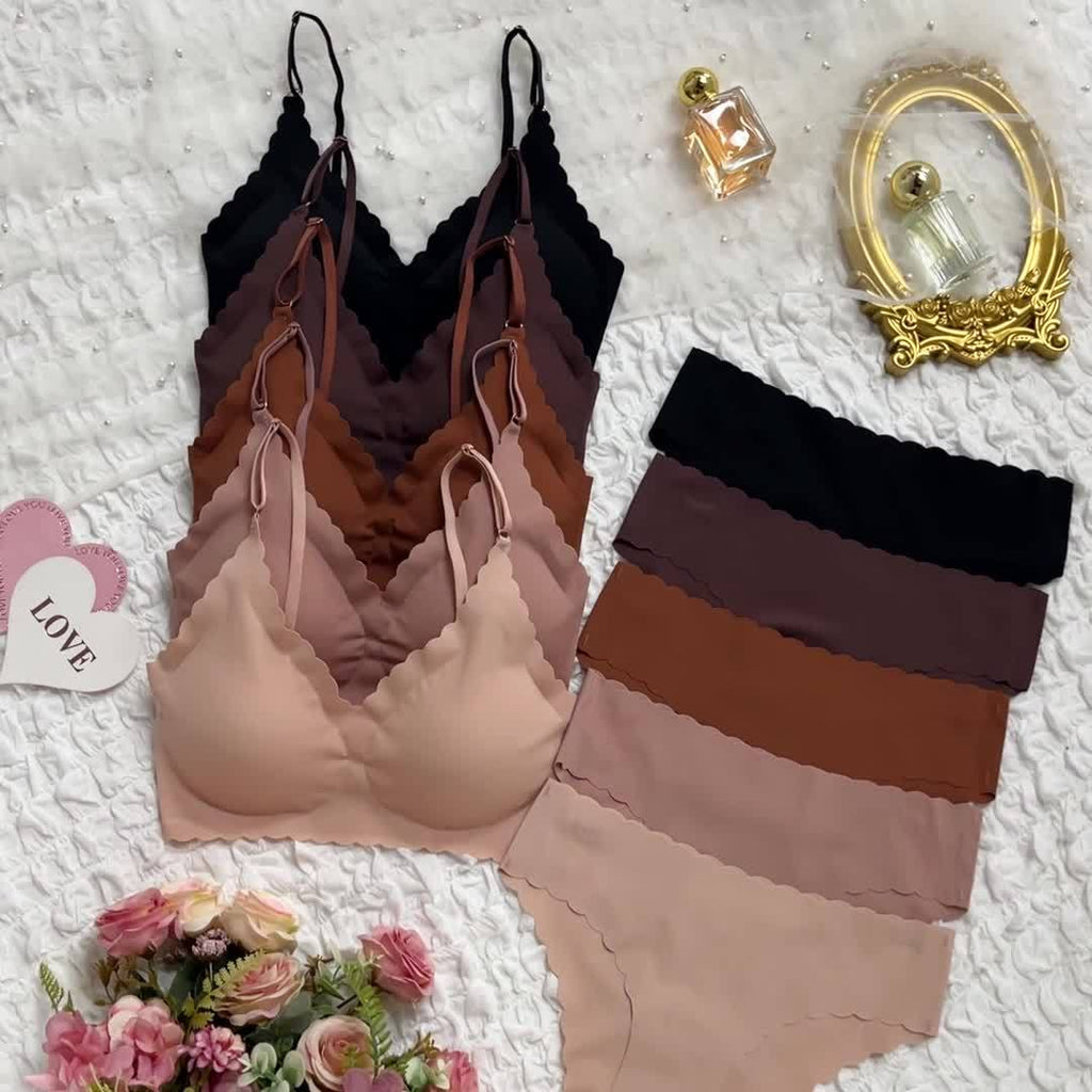 NAYA™ | Pack de 5 Ensembles – 5 Soutiens-Gorge + 5 Culottes