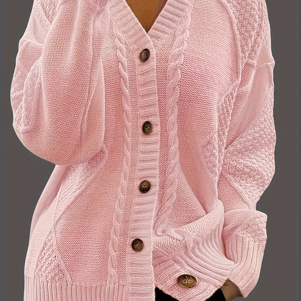 Florine™ | Pull Doux à Motif Floral Torsadé