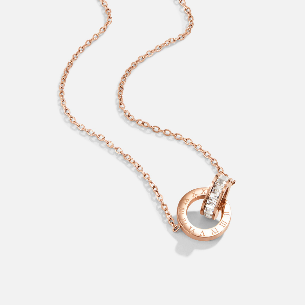 Le collier Infini en or rose