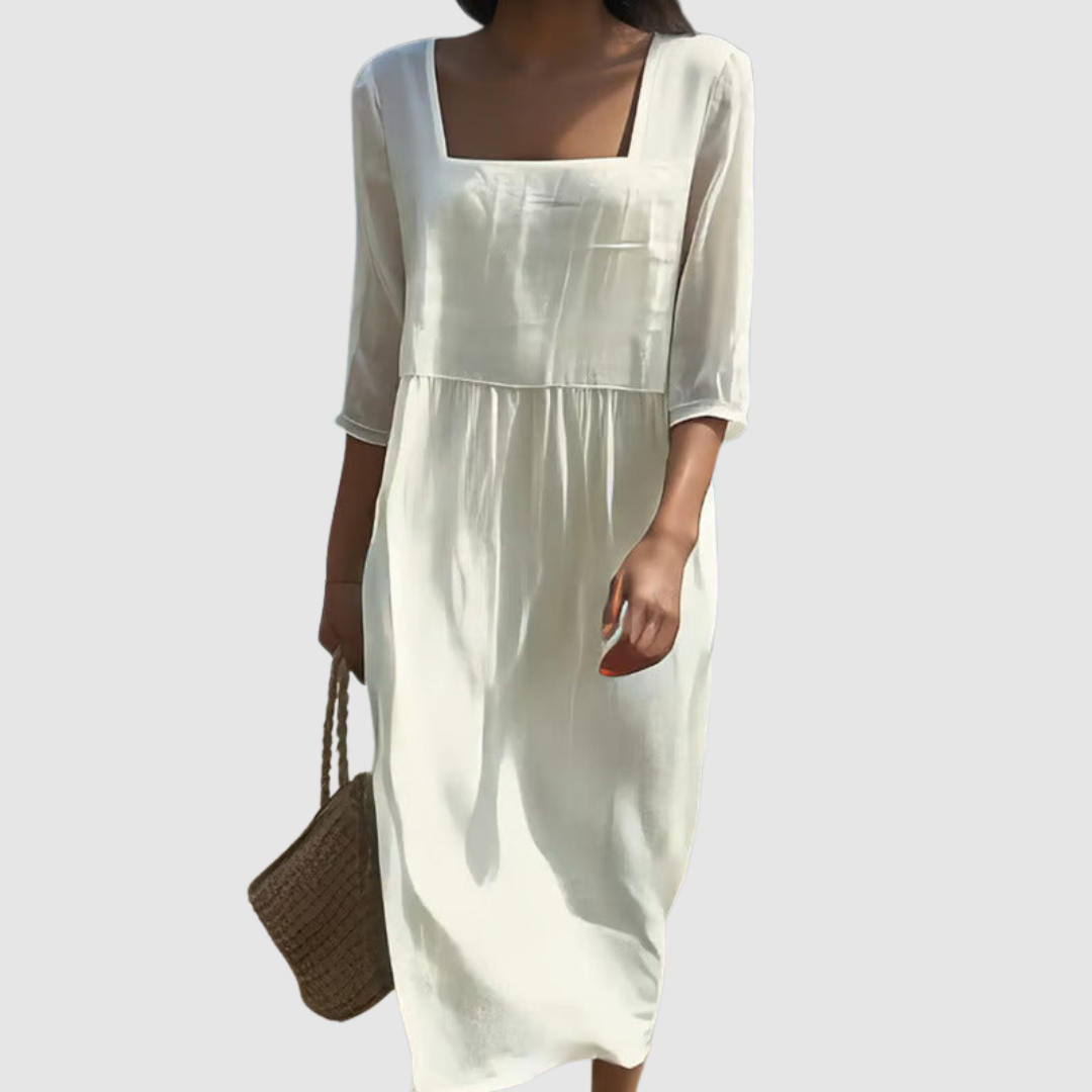 Lunelle - Robe décontractée en lin
