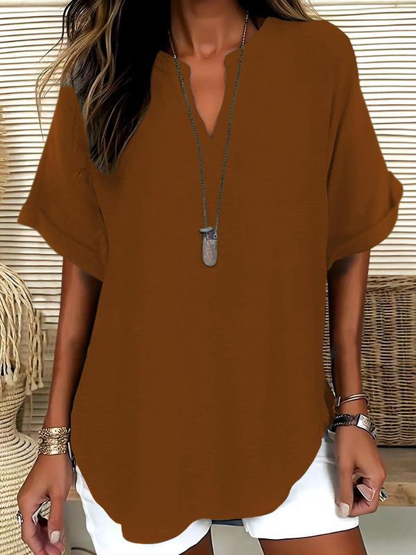 Blouse Xalina avec décolleté en V