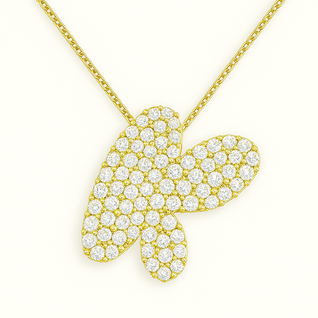 Collier initiales dorées