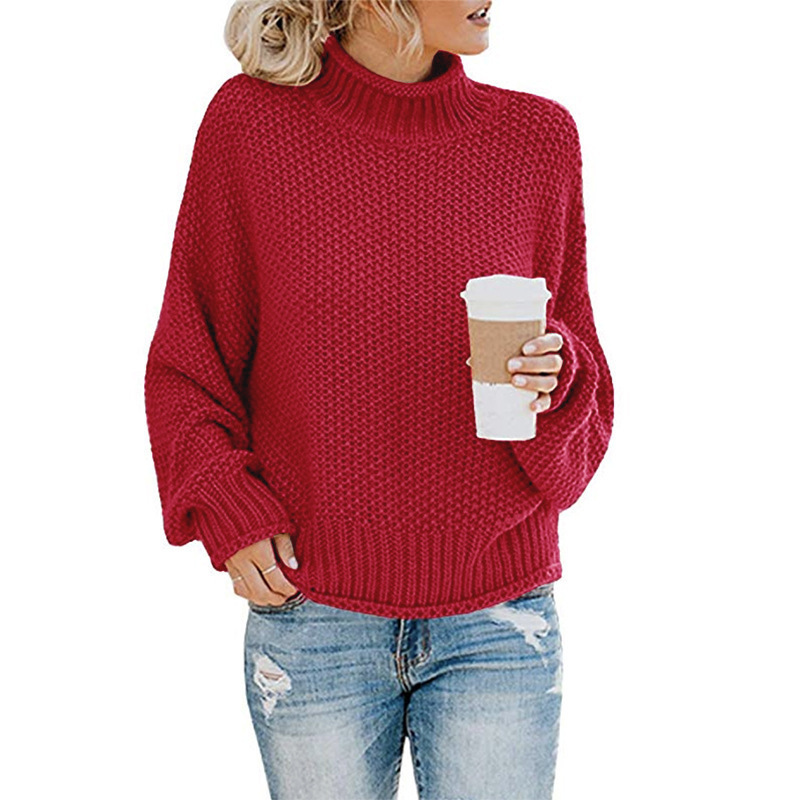 Noël - Pull Col Montant Confortable