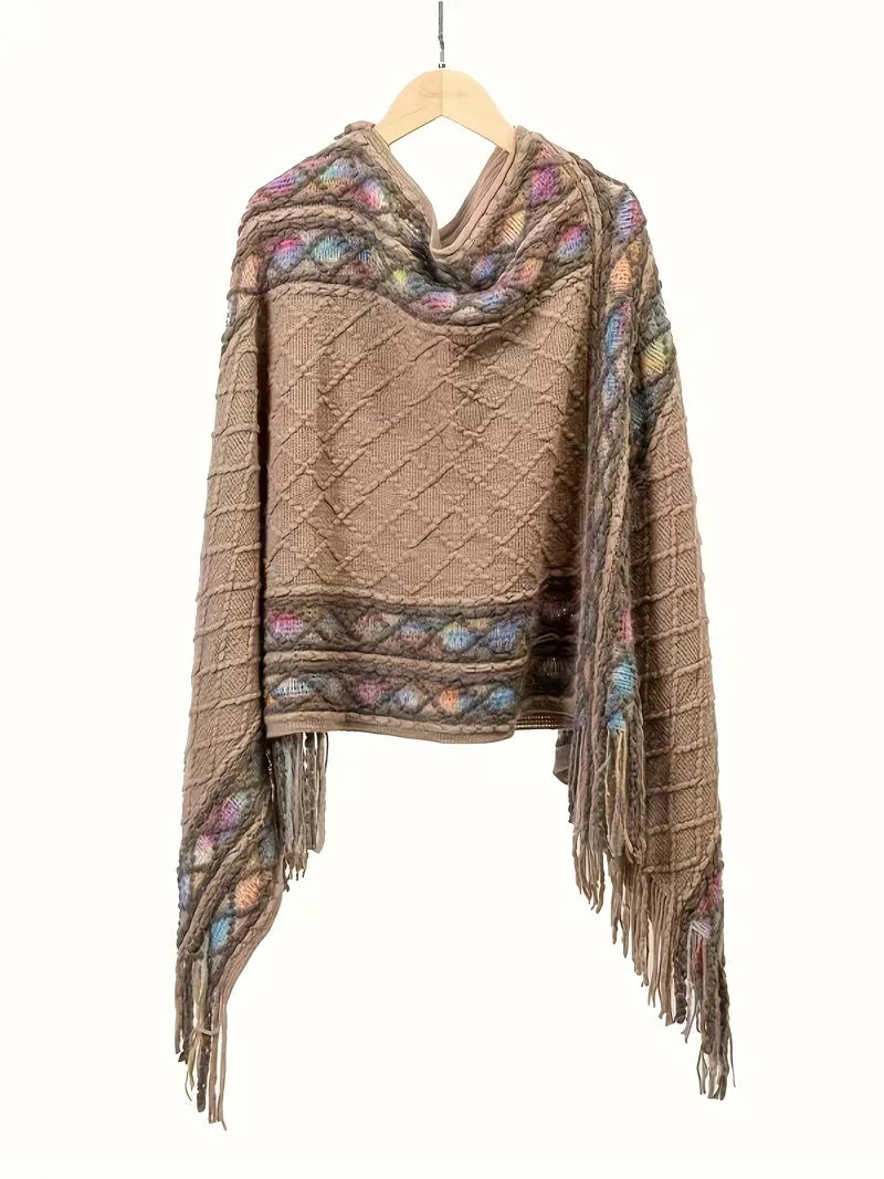 Pull oversize avec col en V