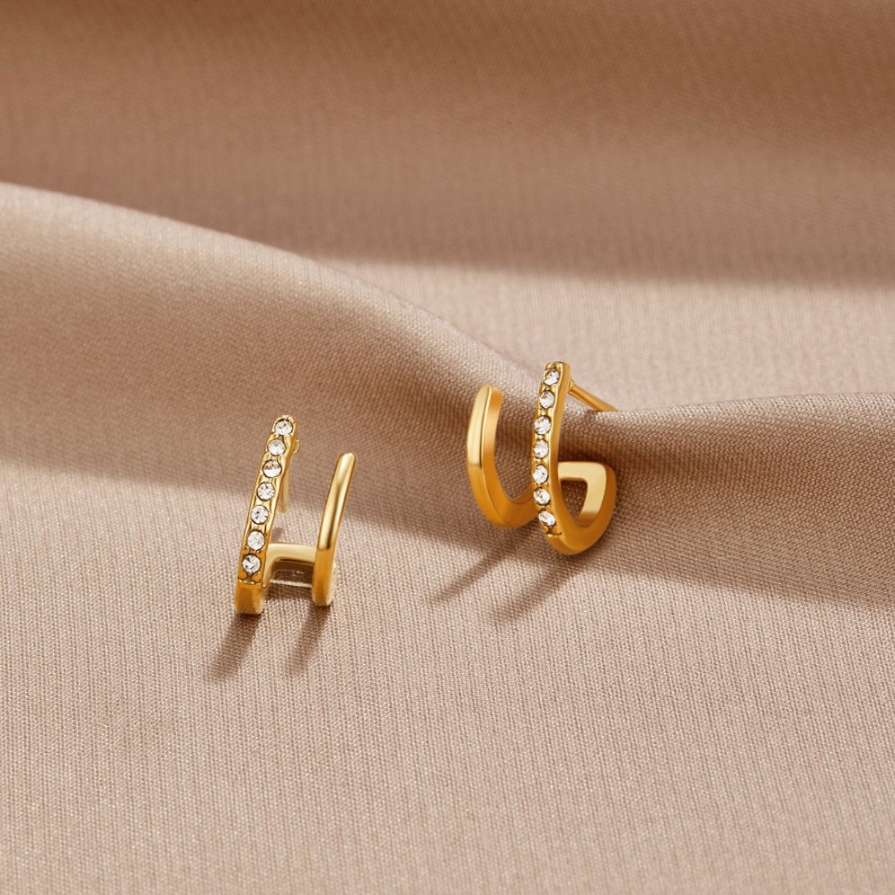 Boucles d'oreilles Calista en or 18 carats