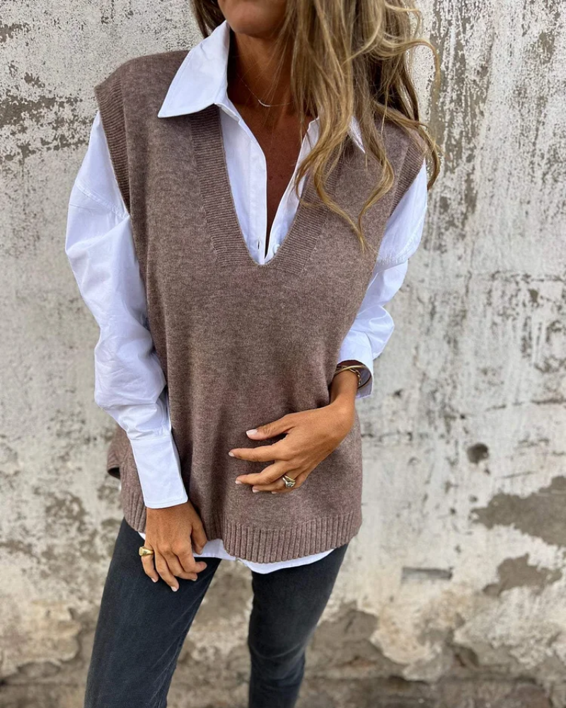 NUSA | Gilet en Tricot Premium
