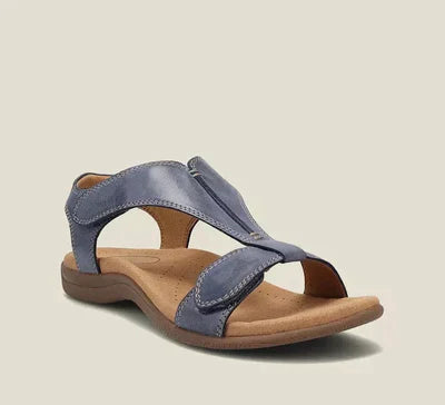 Sandales en Cuir à Brides Ajustables – Confort Ergonomique Estival