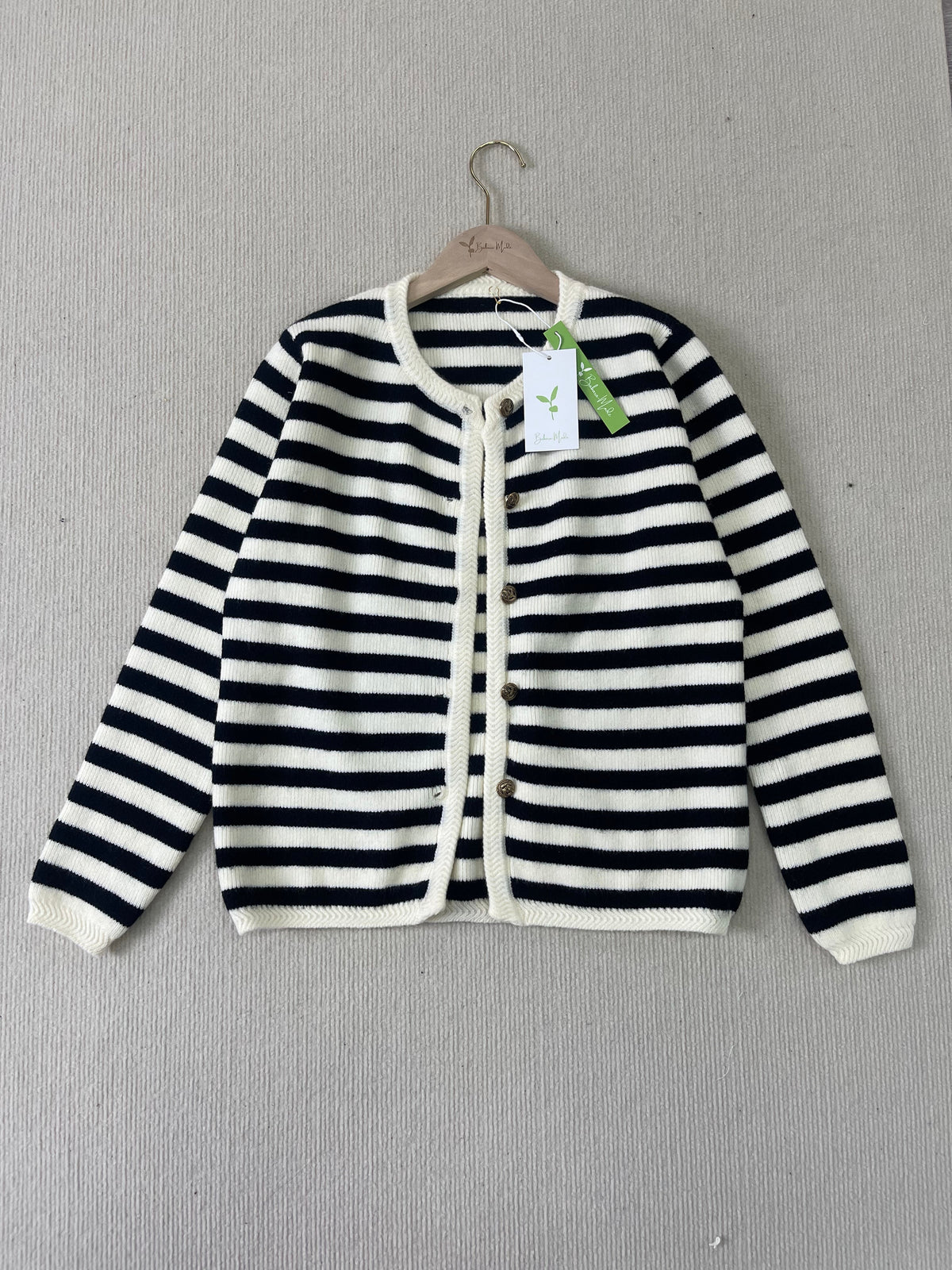 MYLAH | Cardigan Rayé Élégant