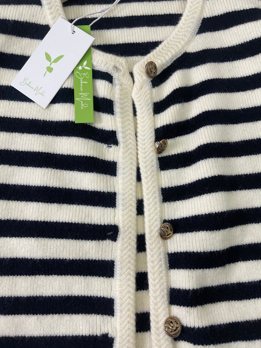 MYLAH | Cardigan Rayé Élégant