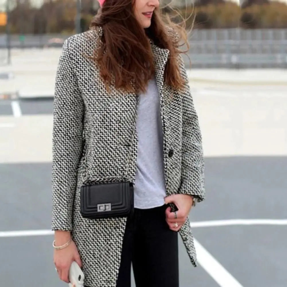 Evelyn - Manteau en Laine Chic pour l'Hiver