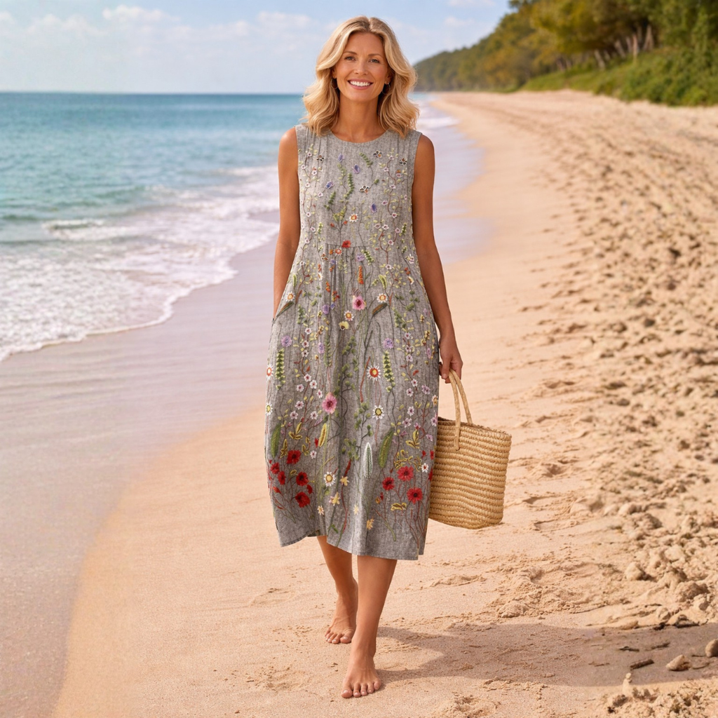 Cara - Wildflower Midi Dress