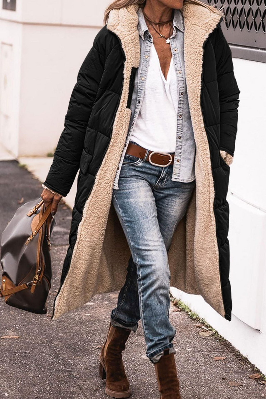 Sasha™ | Manteau Réversible Élégant Premium