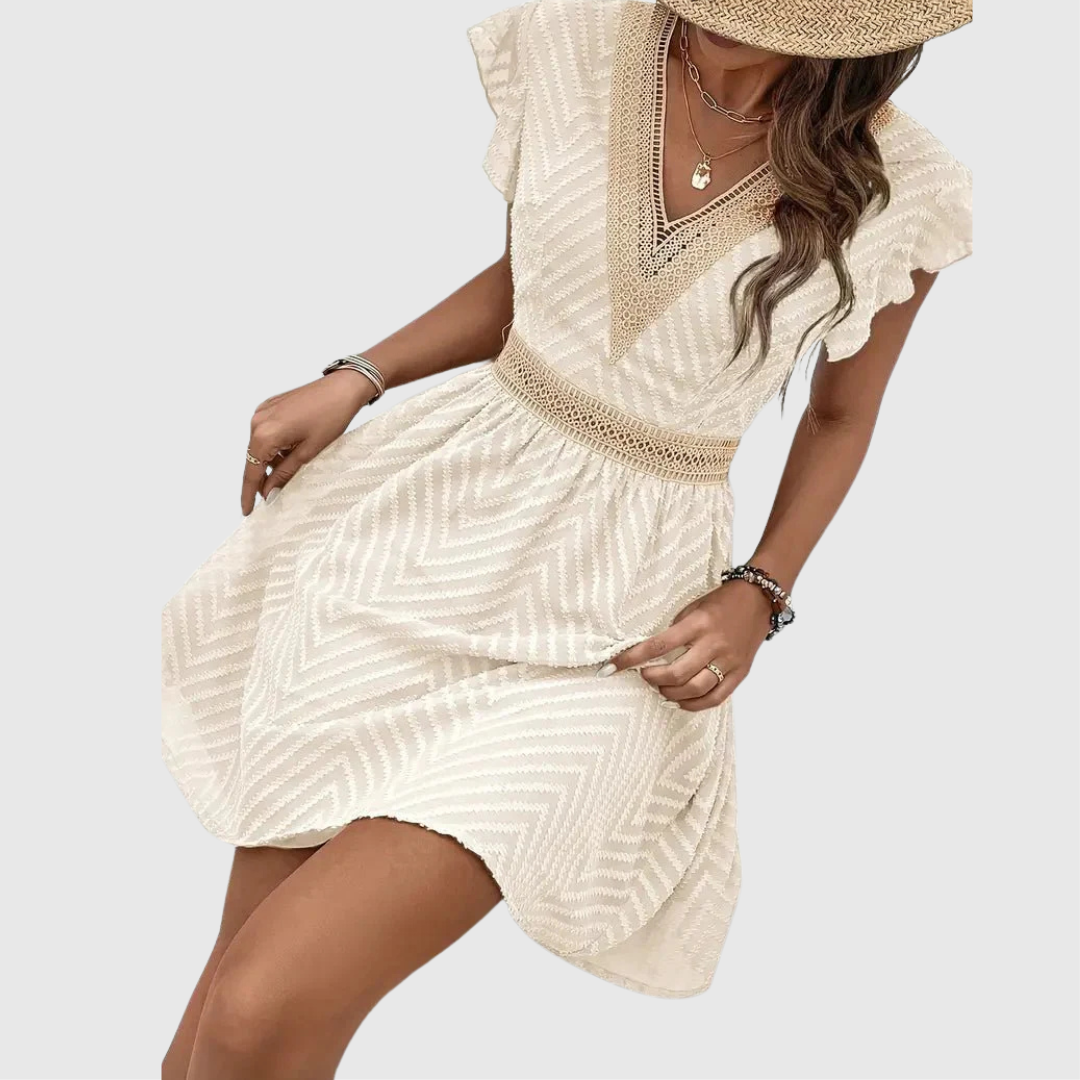 Sophia - Robe Élégante et Confortable avec Décolleté en Cœur