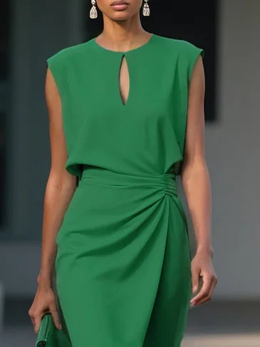 María - Robe midi de créateur