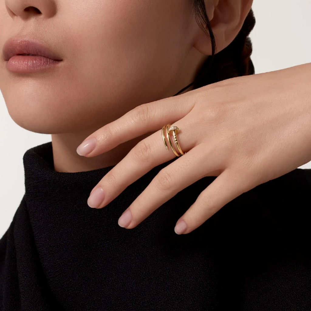 Bague empilable clou