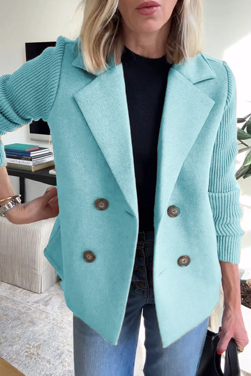 Lenora™ | Blazer Chic en Tricot à Manches