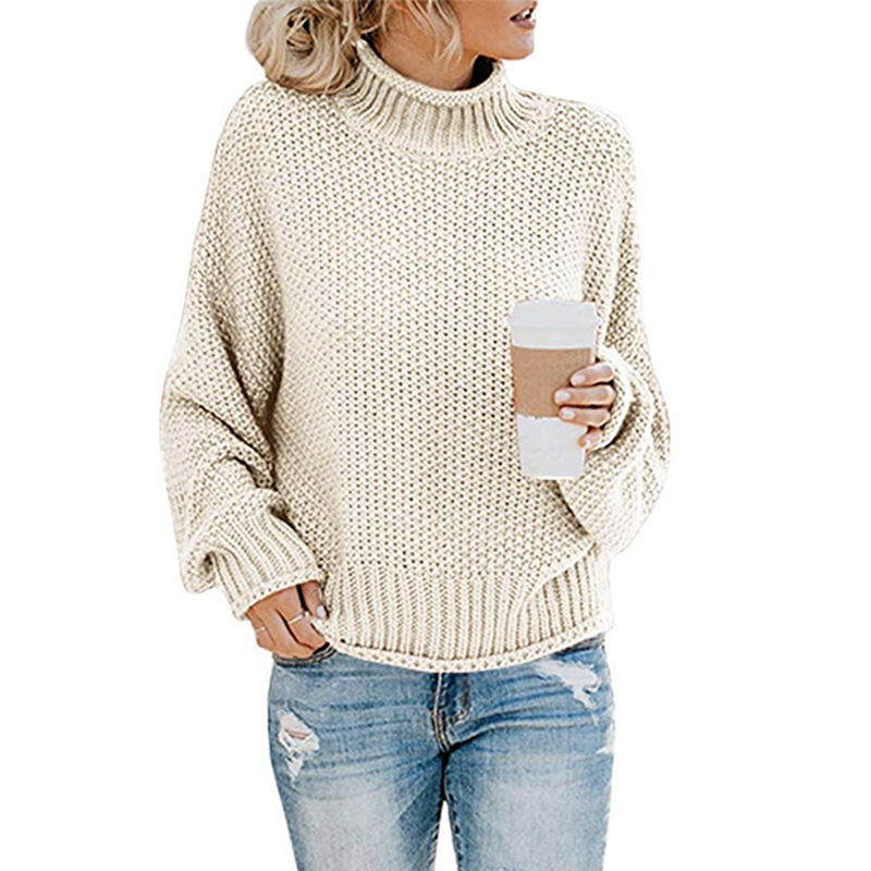 Noël - Pull Col Montant Confortable