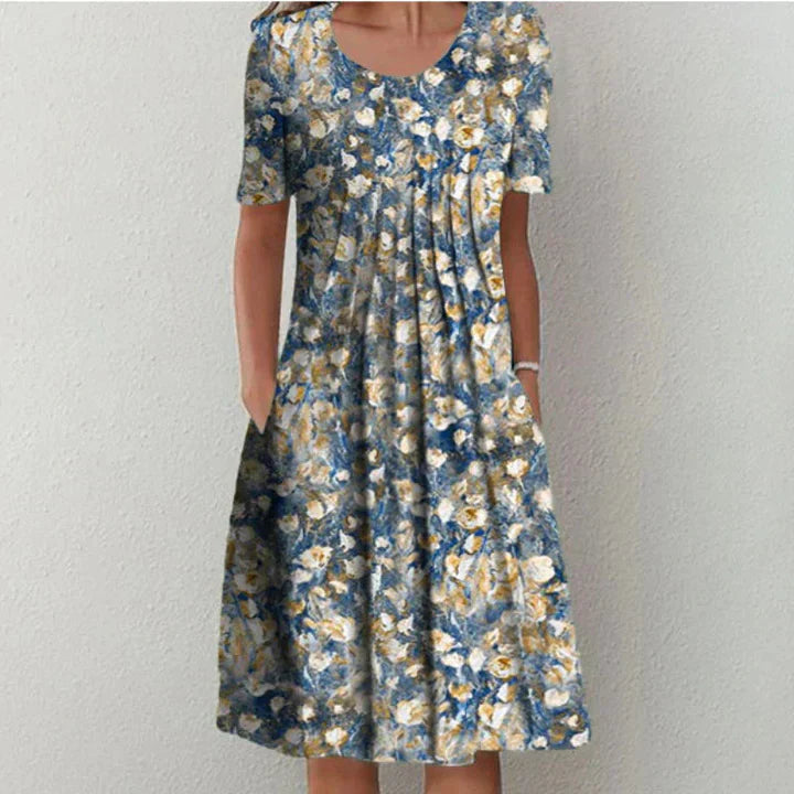 Valériane - Robe élégante en coton