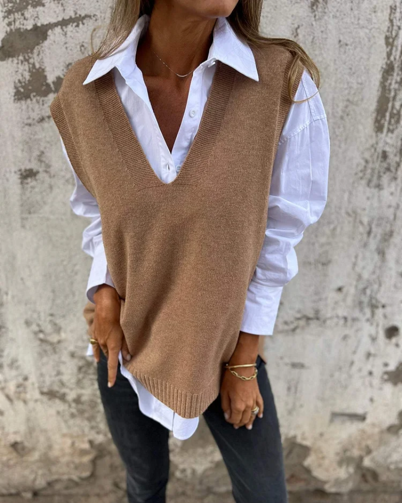NUSA - Gilet en Maille Premium