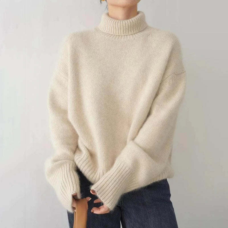 Avery™ - Pull Col Roulé Doux et Confortable