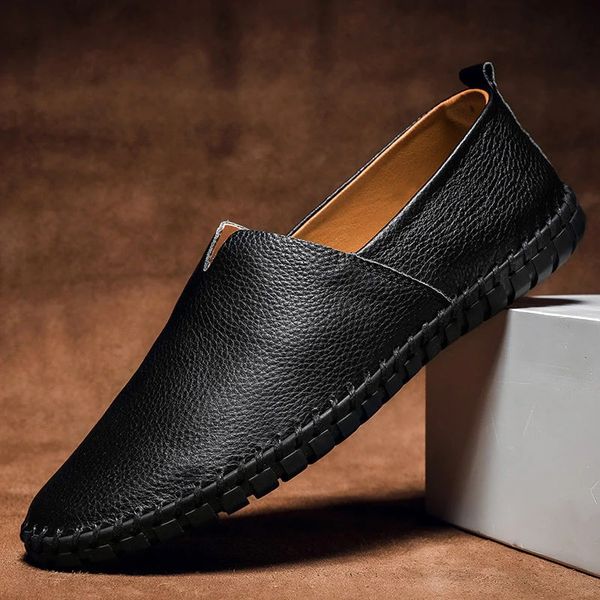 Mocassins Femme Vaida – Sophistiqués, Bleu Marine