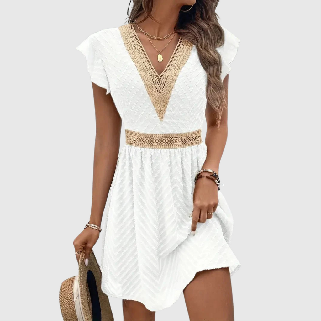 Sophia - Robe Élégante et Confortable avec Décolleté en Cœur