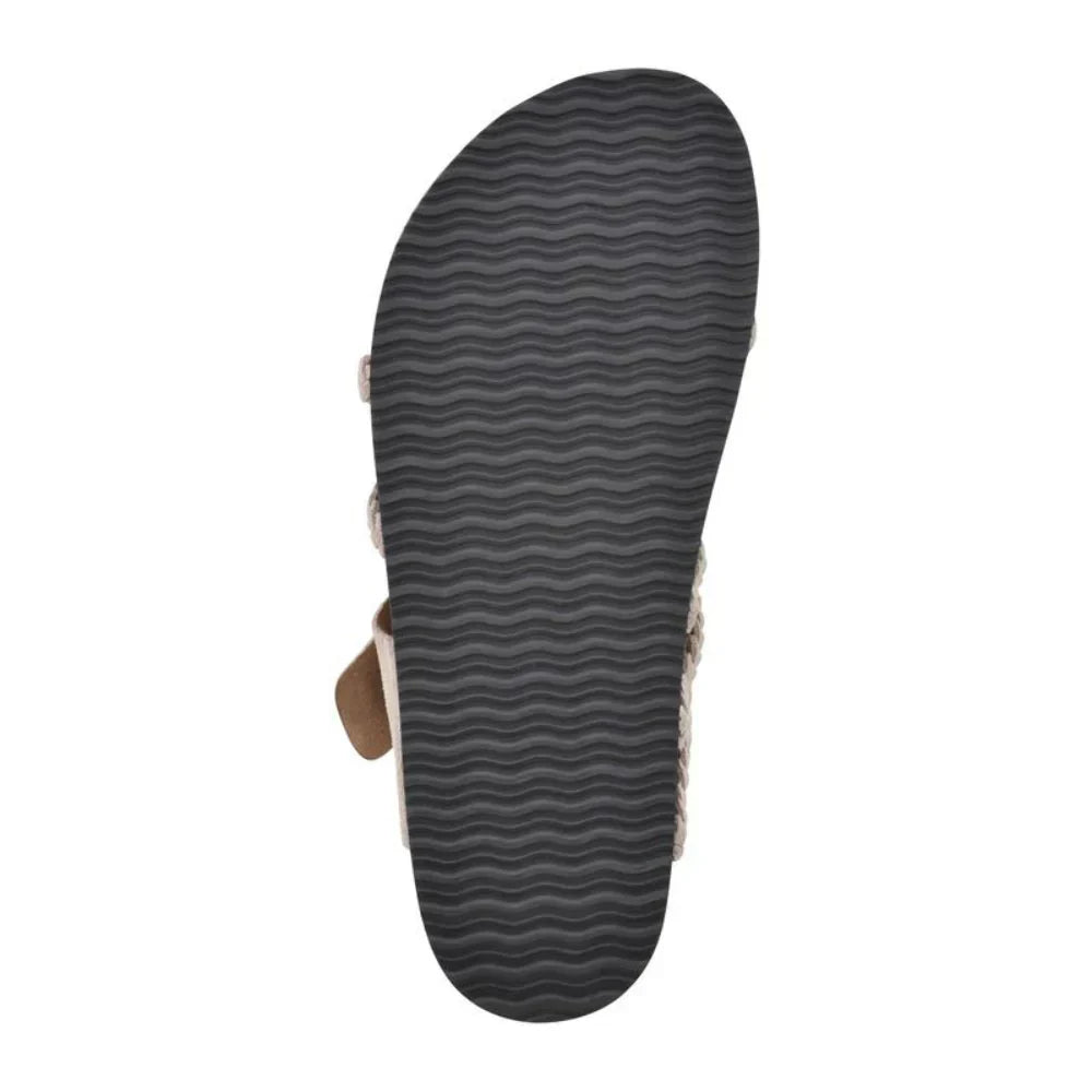 Sandales orthopédiques femme à brides tressées bohèmes
