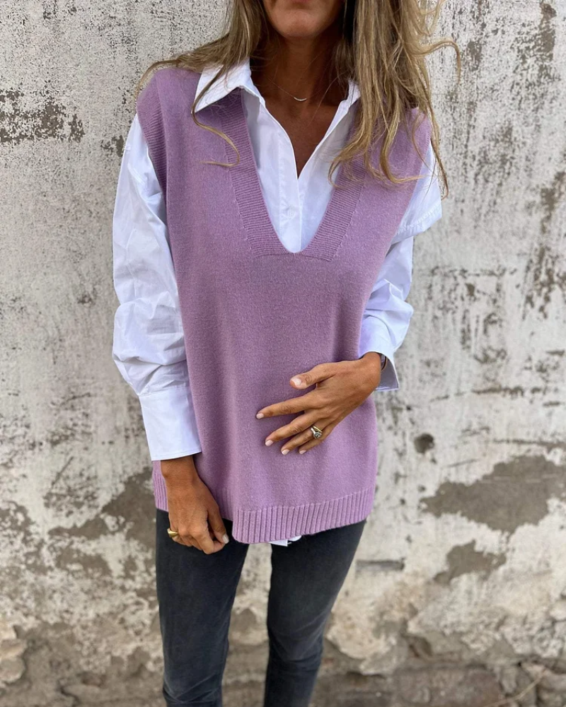 NUSA - Gilet en Tricot Premium