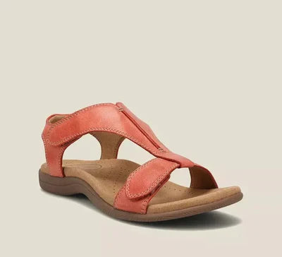 Sandales en Cuir à Brides Ajustables – Confort Ergonomique Estival