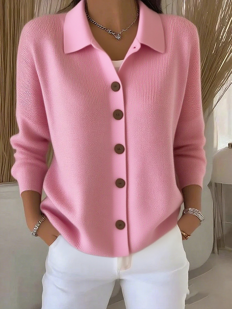 Cardigan féminin avec boutons