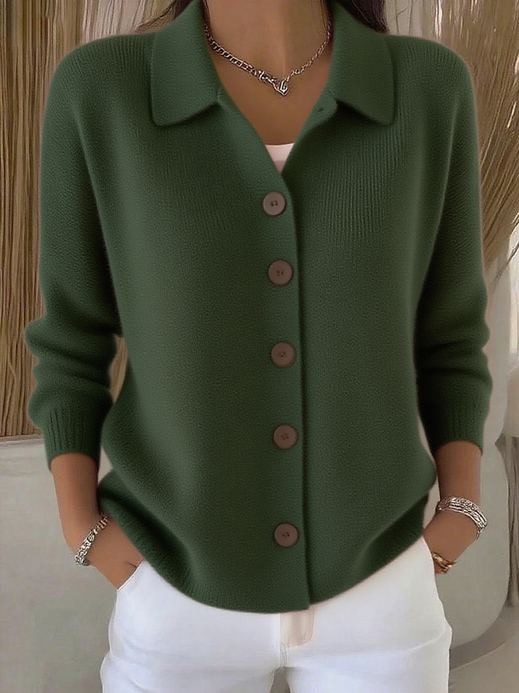 Cardigan féminin avec boutons