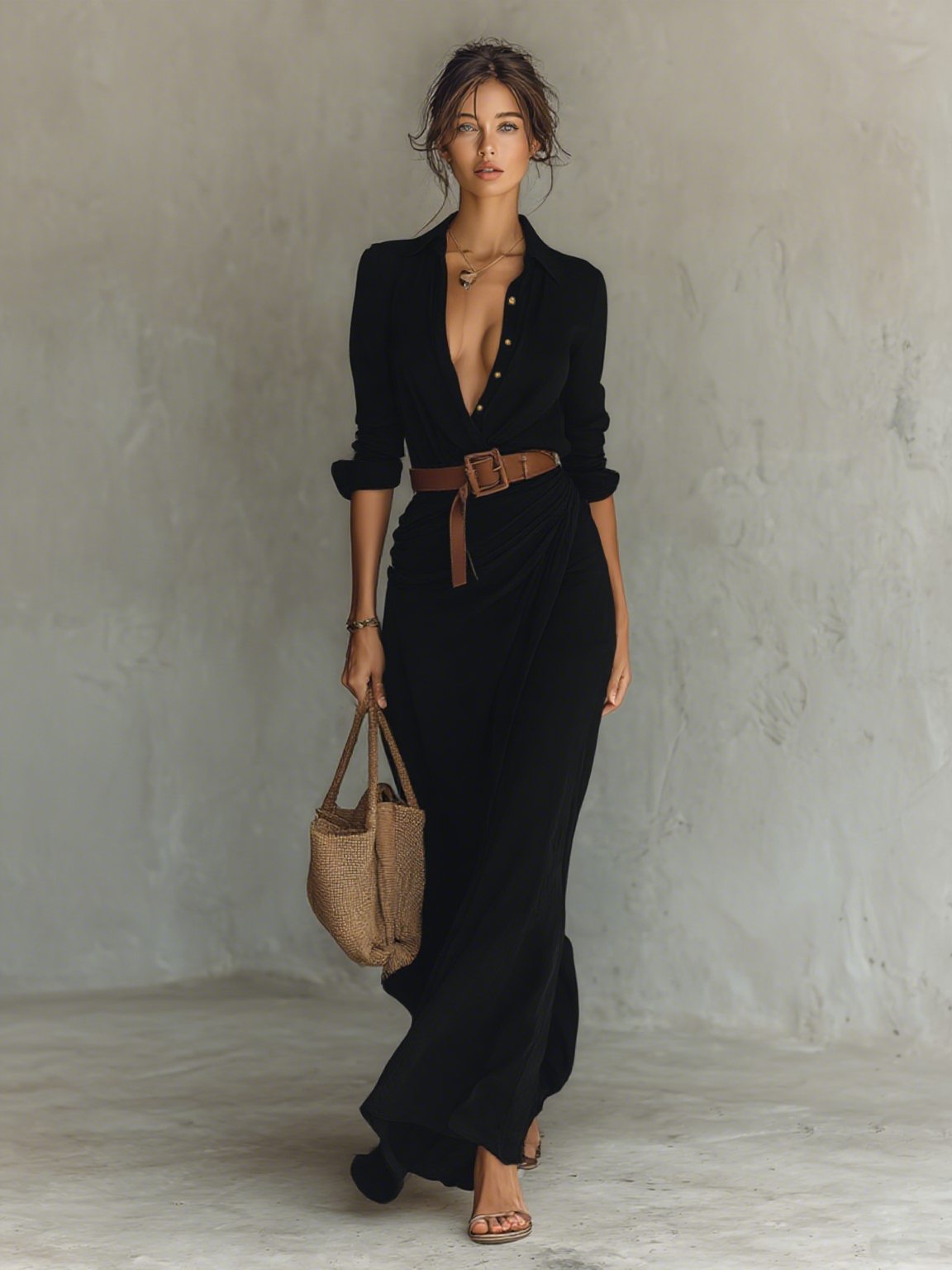 Victoria - Robe longue décontractée