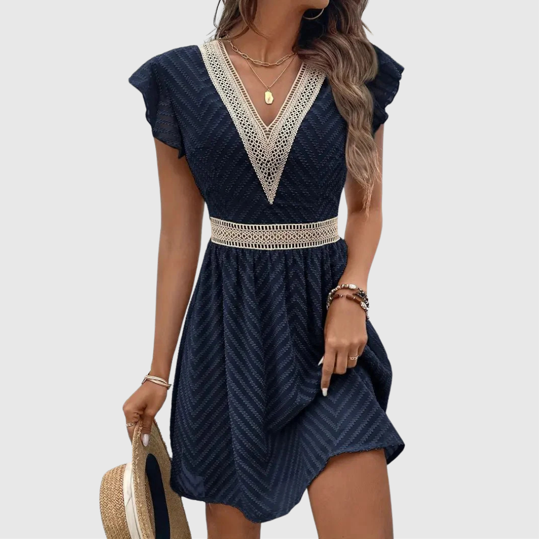 Sophia - Robe Élégante et Confortable avec Décolleté en Cœur