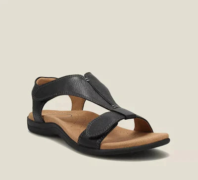 Sandales en Cuir à Brides Ajustables – Confort Ergonomique Estival