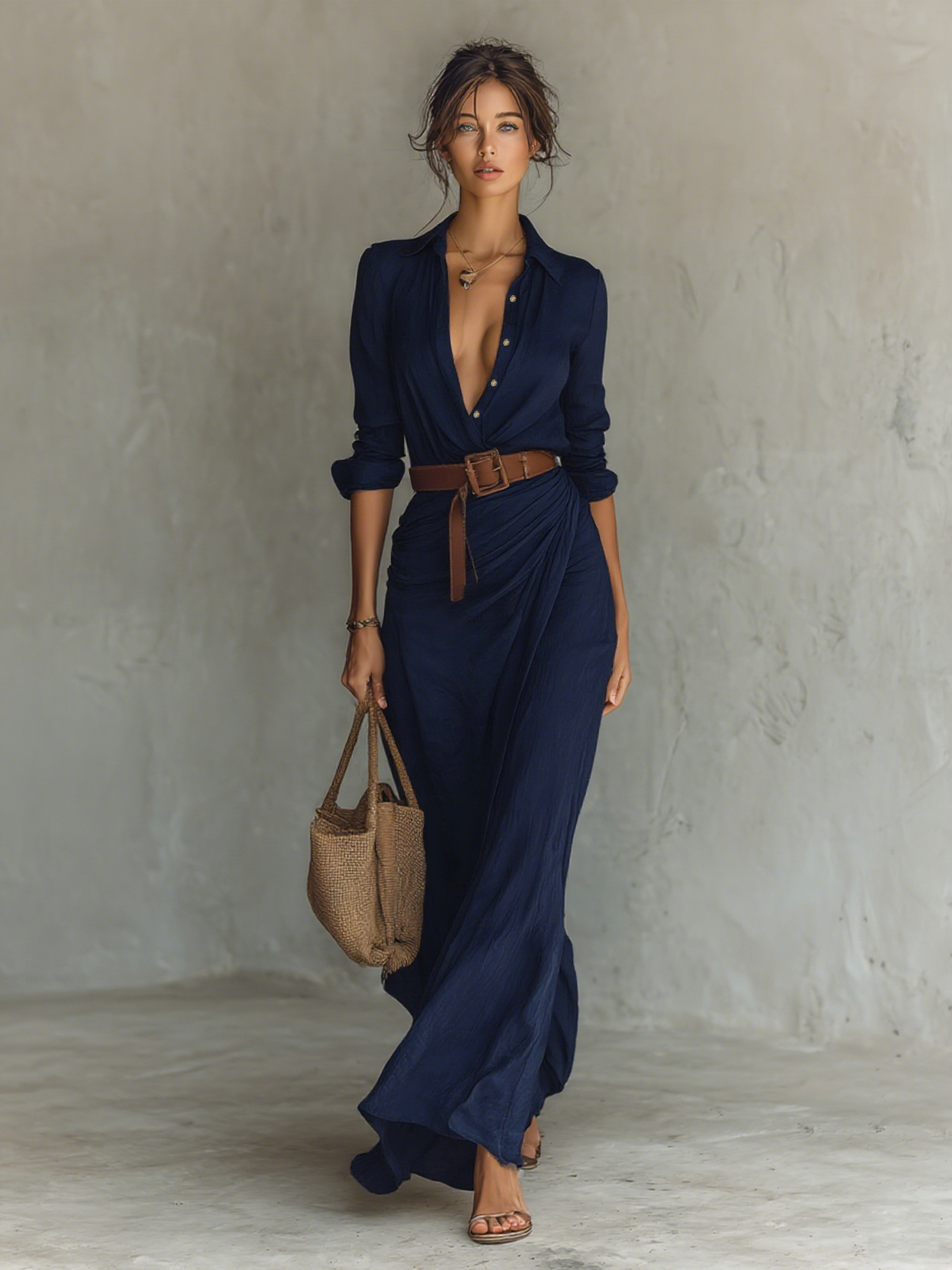 Victoria - Robe longue décontractée