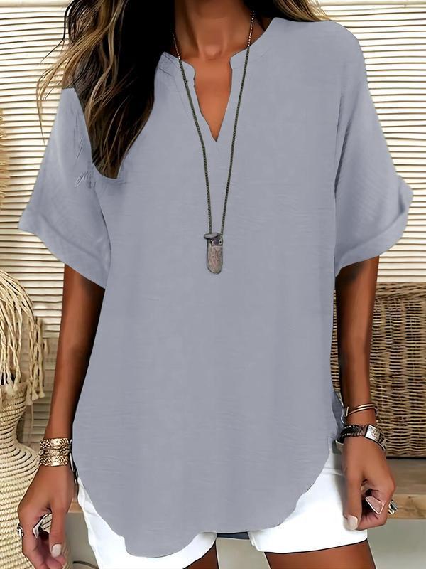 Blouse Xalina avec décolleté en V