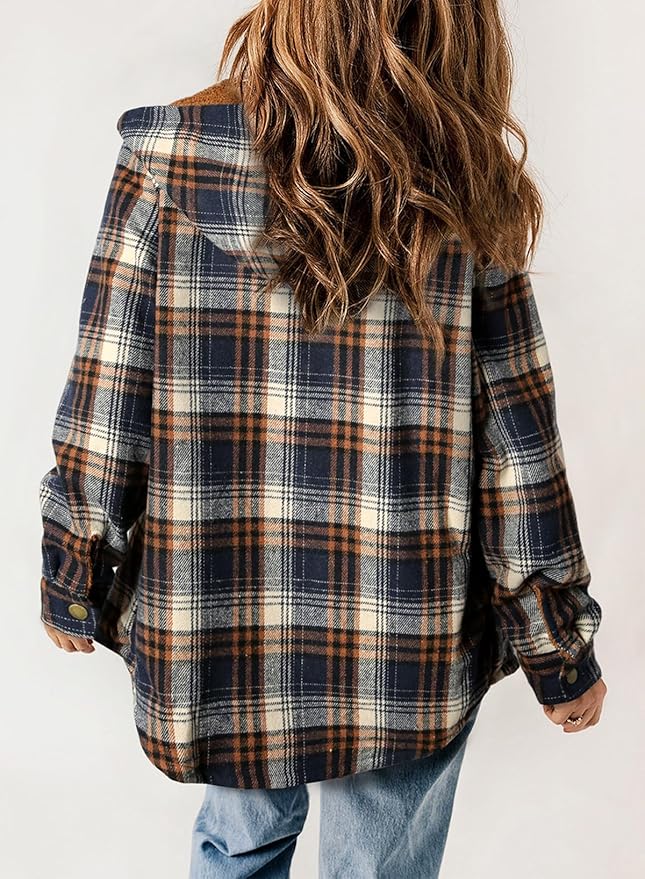 Elvessa | Veste en Flanelle à Carreaux