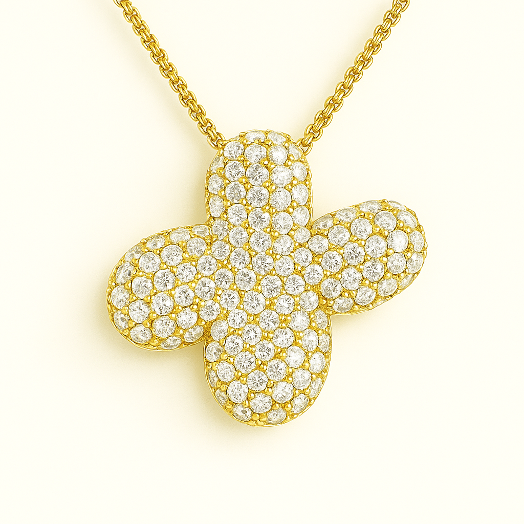 Collier initiales dorées