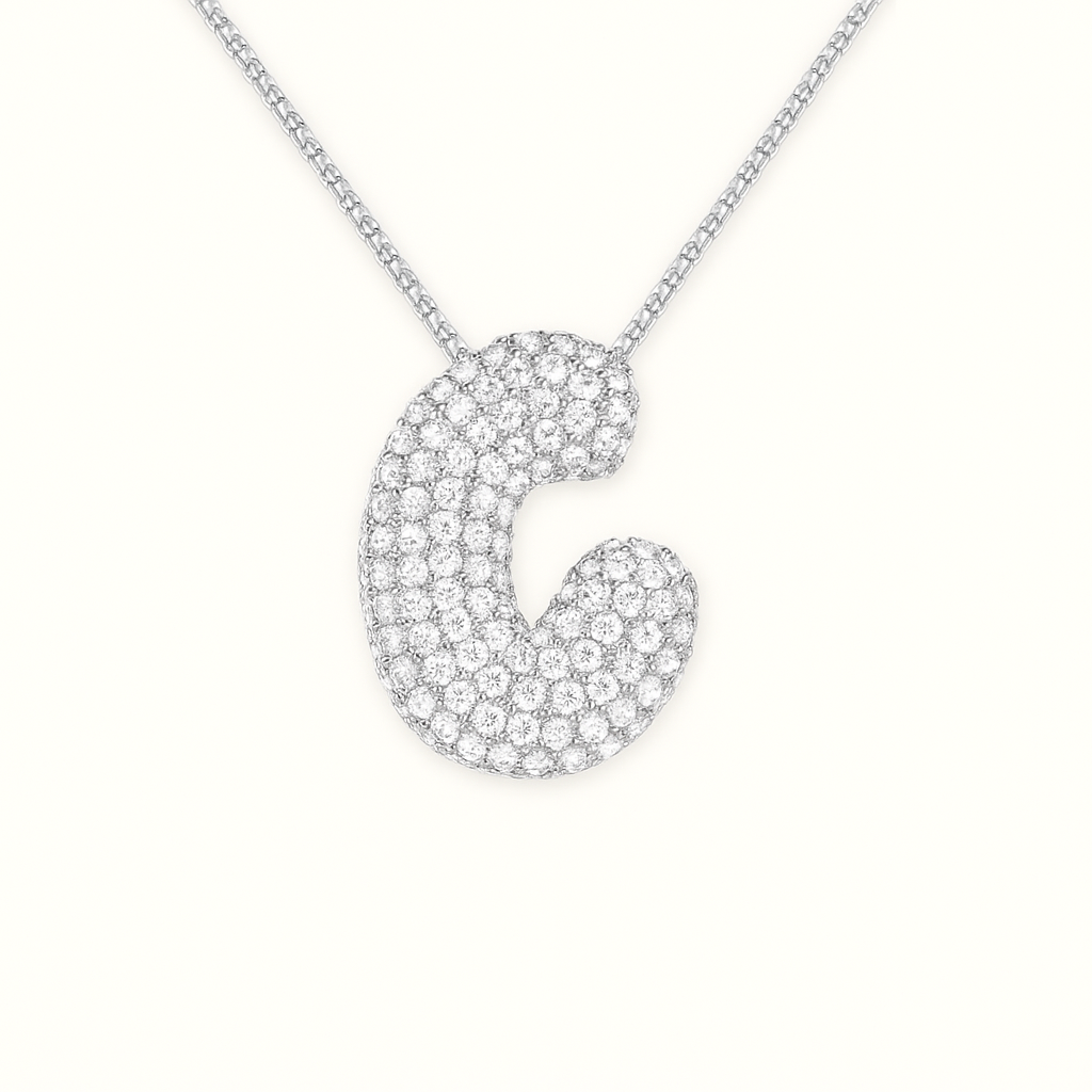 Collier initiales dorées