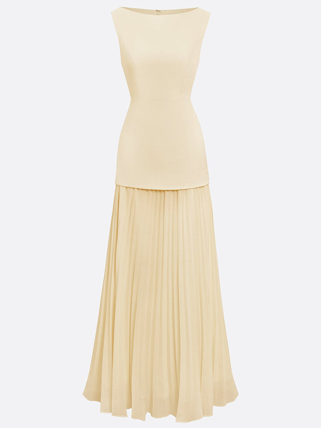 Micaela - Robe longue plissée de design