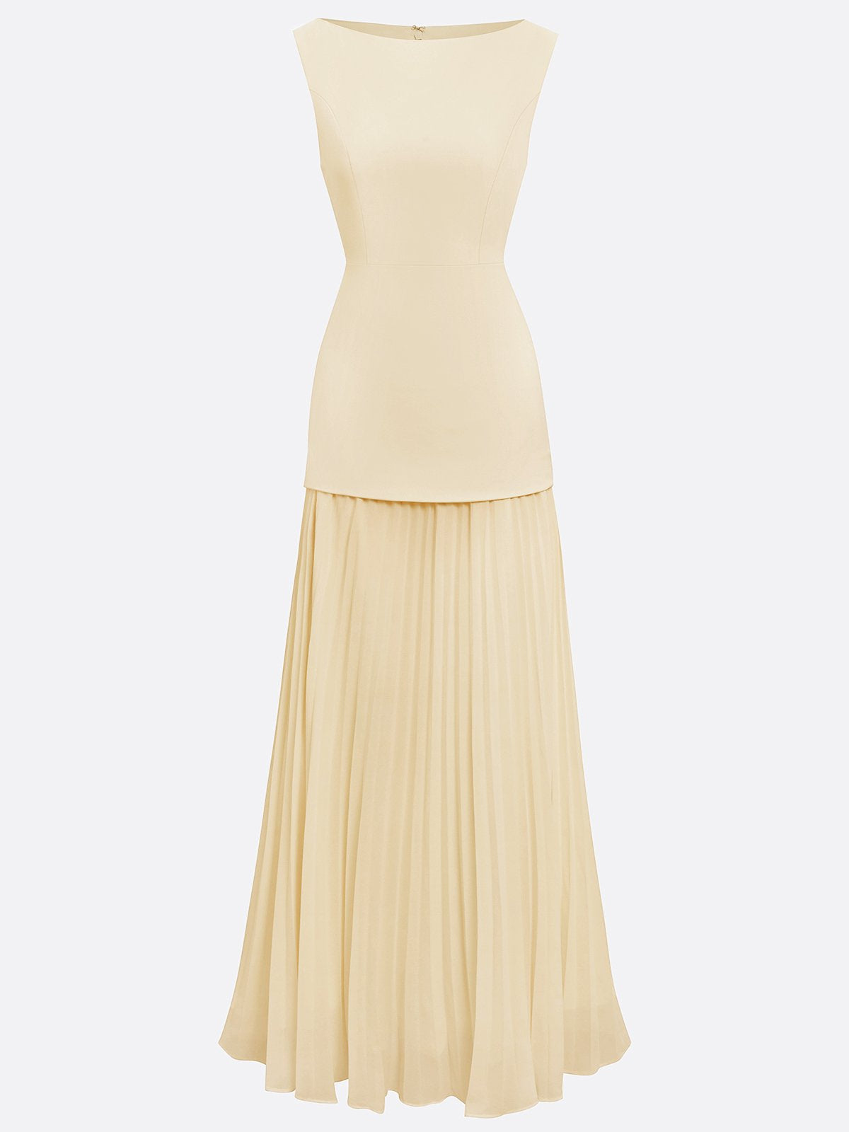 Micaela - Robe longue plissée de design