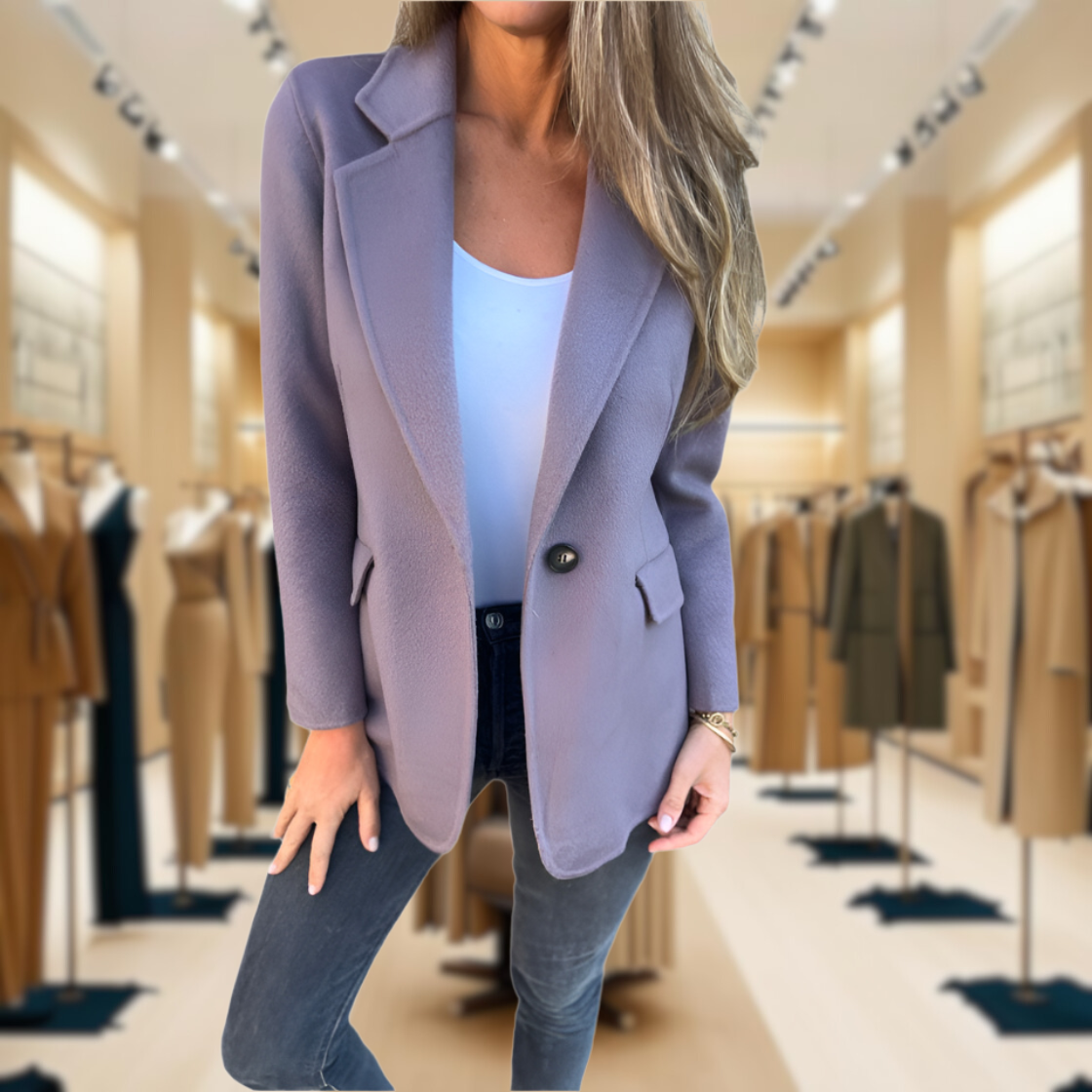 Suzanne - Blazer en Laine Décontracté
