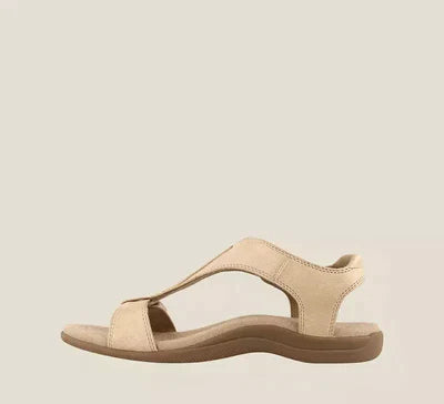 Sandales en Cuir à Brides Ajustables – Confort Ergonomique Estival