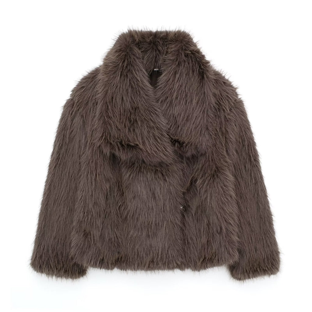 Bruna™ | Manteau en Faux Cuir