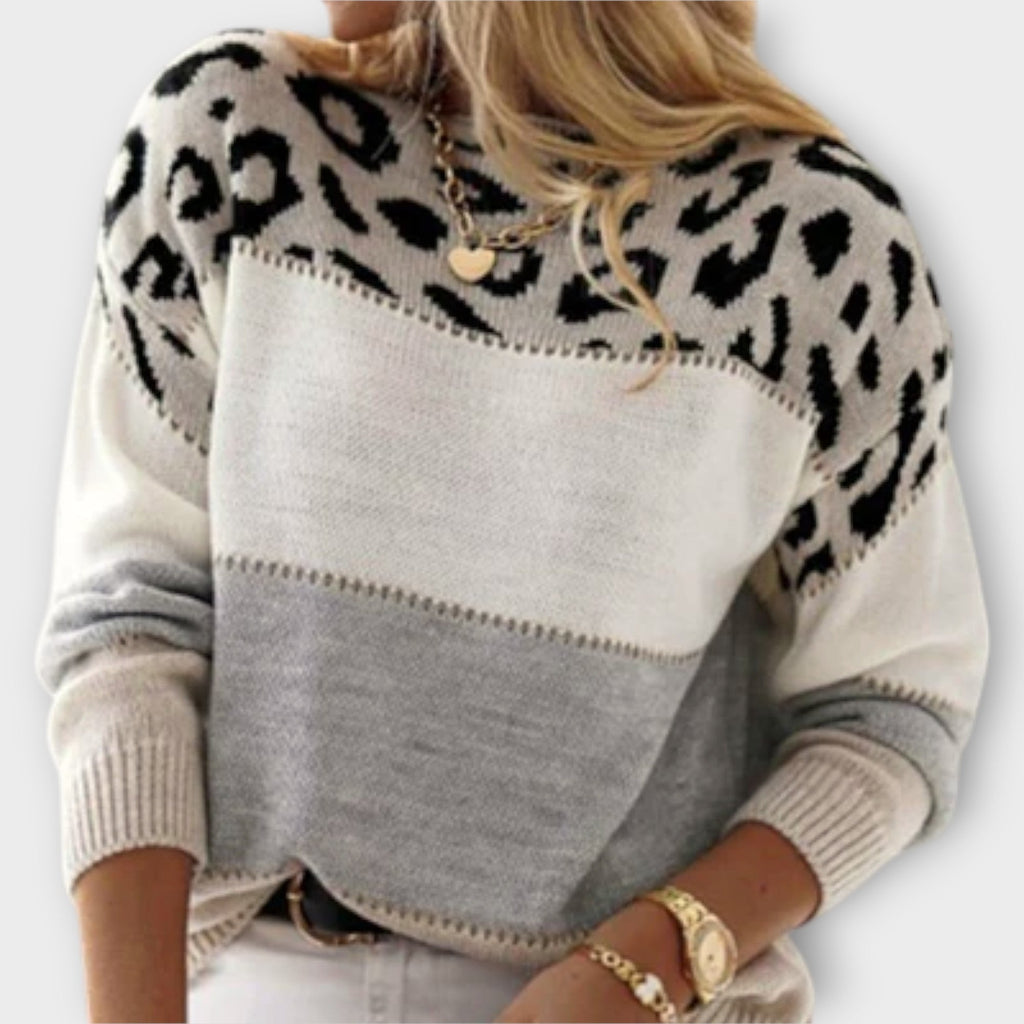 Kay - Pull Léopard Casual