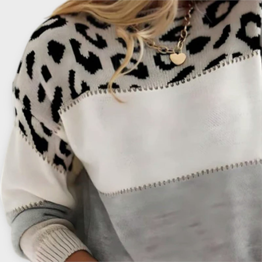 Kay - Pull Léopard Casual