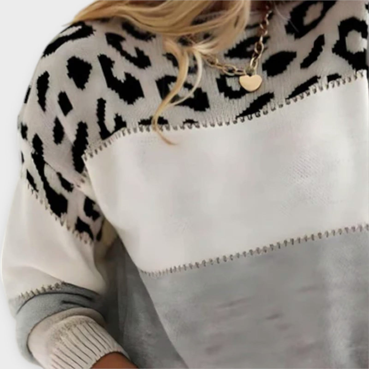 Kay - Pull Léopard Casual