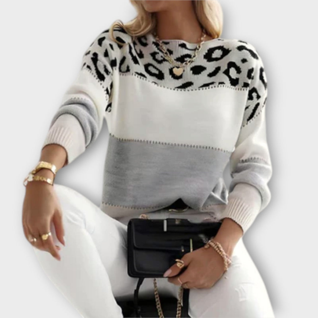 Kay - Pull Léopard Casual